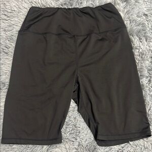 Black Bike Shorts with Elastic Waistband!